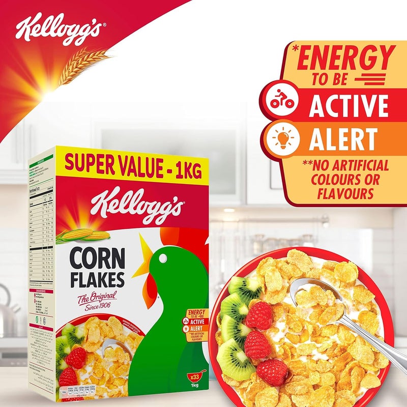Kellogg's Corn Flakes Cereal - 1 Kg - Image 5
